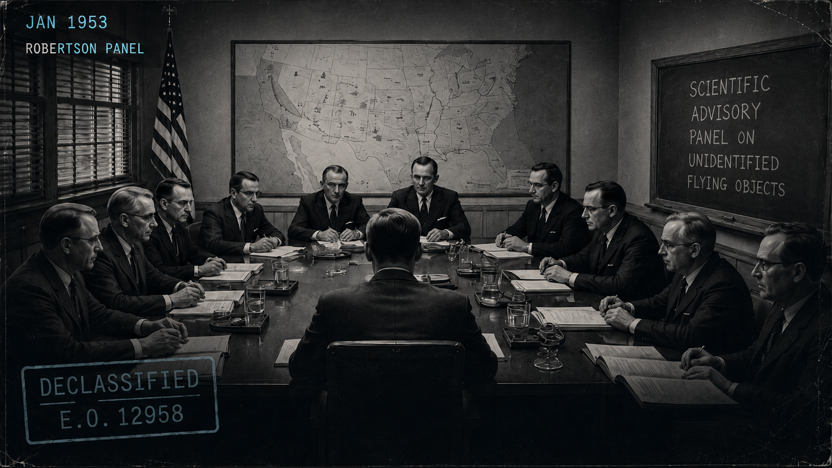 Scientific Advisory Panel on Unidentified Flying Objects, January 1953