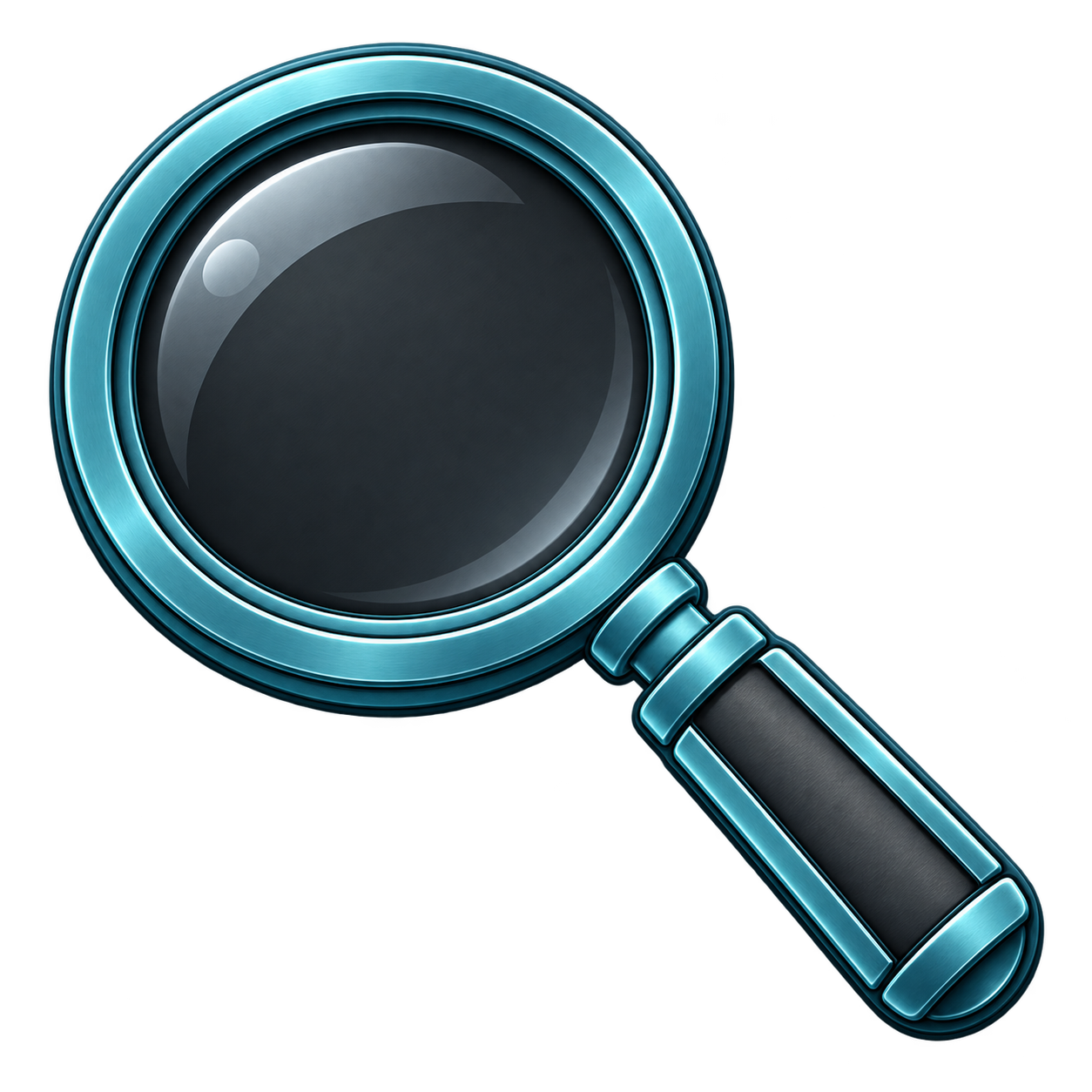 Magnifying glass representing evidence-based investigation
